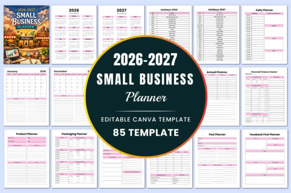 Download 2026–2027 Small Business Planner KDP - Planner Collection