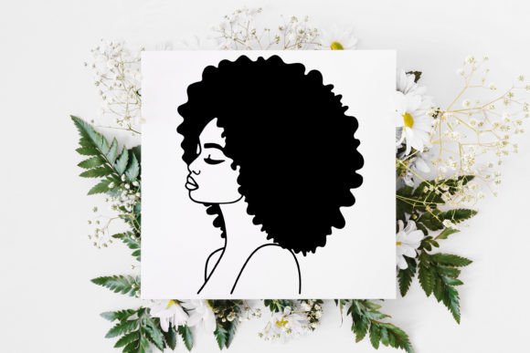 Download Curly Hair Girl SVG, Wavy Hair Girl SVG - Wavy Collection