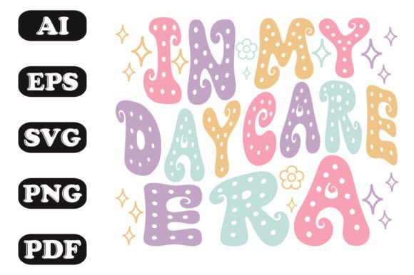 Download In My Daycare Era Groovy Wavy T-shirt - Wavy Collection