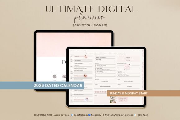 Download All-in-One Digital Planner, GoodNotes - Premium Resources