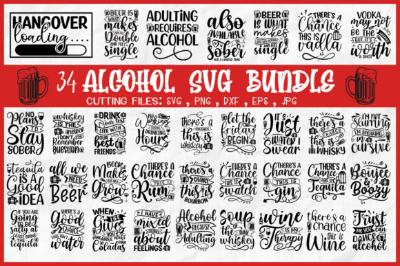 Download Alcohol SVG Bundle - Alcohol svg Collection