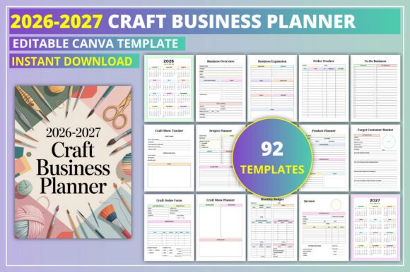 Download 2026-2027 Craft Business Planner - Planner Collection