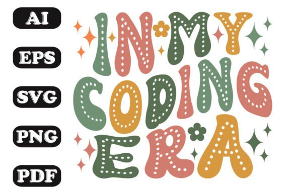 Download In My Coding Era Groovy Wavy T-shirt - Wavy Collection