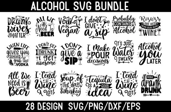 Download Alcohol Svg Bundle, Alcohol Quotes Svg B - Alcohol svg Collection