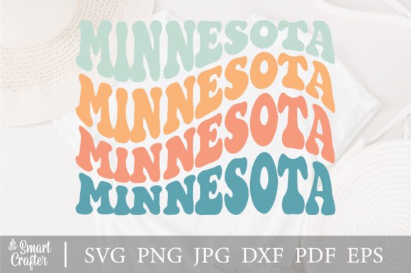 Download Minnesota Svg Wavy Design - Wavy Collection