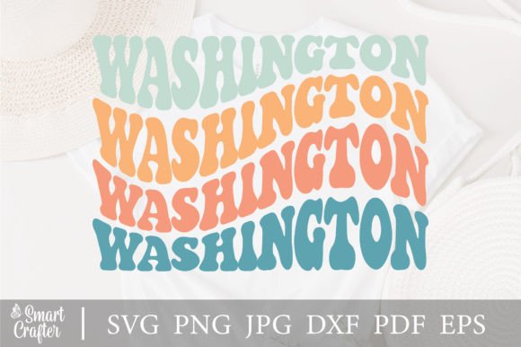 Download Washington Svg Wavy Design - Wavy Collection