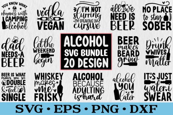 Download Alcohol SVG Bundle - Alcohol svg Collection