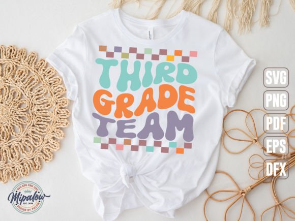 Download Third Grade Team Svg, Wavy Text. - Wavy Collection
